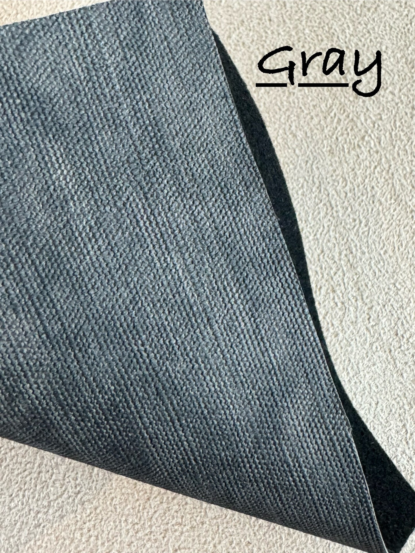 Faux Linen Leather Print