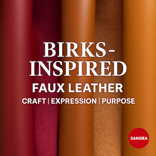 [YARD] Birks-ton Faux Leather | 1.8mm Thick | Built-in Suede Lining | DIY Journal | DIY Crafts