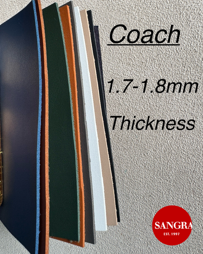 [Yard] COACHA Colored Edge [GILID] Faux Leather | Suede Lining | DIY Crafts, Wallets