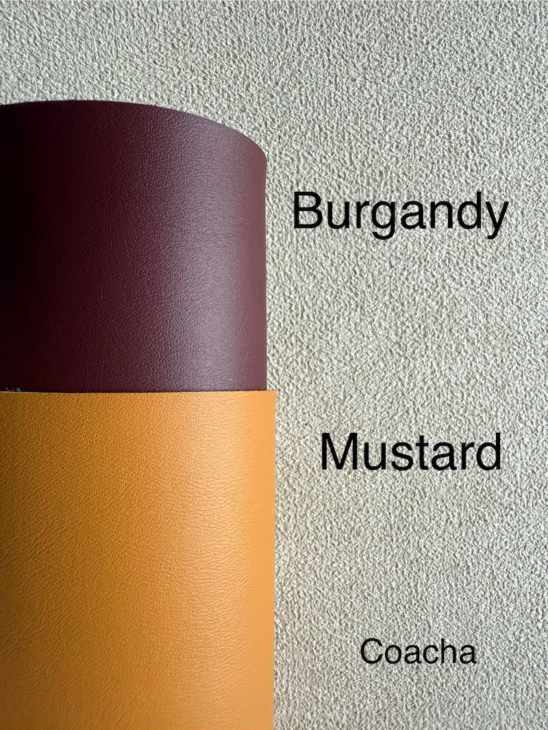 [Yard] COACHA Colored Edge [GILID] Faux Leather | Suede Lining | DIY Crafts, Wallets