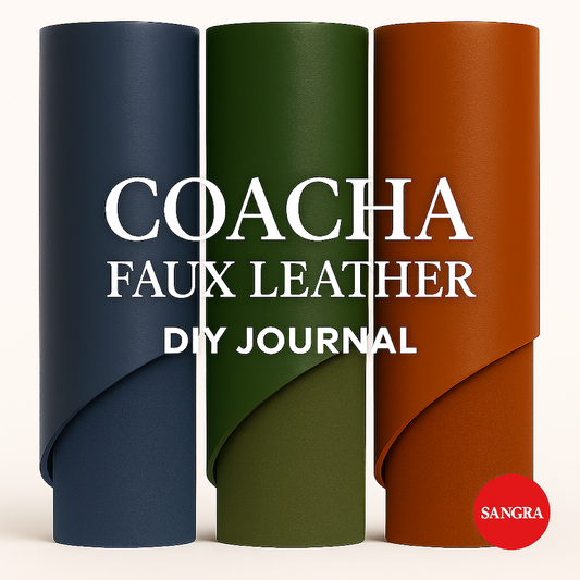[Yard] COACHA Colored Edge [GILID] Faux Leather | Suede Lining | DIY Crafts, Wallets