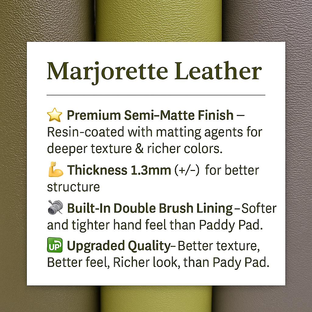 [Yard] Marjorette Faux Leather | Upgrade Paddy |1.3mm |Water-Resistant| DIY Desk Pad | DIY Mouse Pad