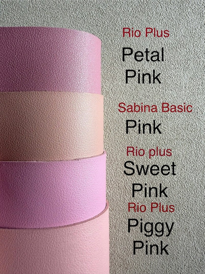 [YARD] Sabina Rio Plus Faux Leather | 1.6mm Thick Vibrant Colors |Velvet Built-In Lining| DIYCrafts